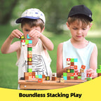 GobiDex 100PCS Magnetic Building Blocks Game-Based Build Magwonder Cave World with Magnet Construction Toys STEM Sensory Gift for Boys Girls Birthday (1 inch)