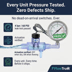 FlowTrust Hot Tub Flow Switch 2560-040 (Q-12DS-C2) – Replacement for Jacuzzi & Sundance Spa – Fixes FLO / FL1 / FL2 Error Codes – OEM Grade Plug & Play with Complete Install Kit