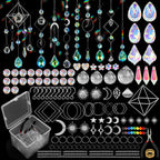 DIY Suncatcher Kit, Arts and Crafts Kits for Adults Indoor Windows Hanging
