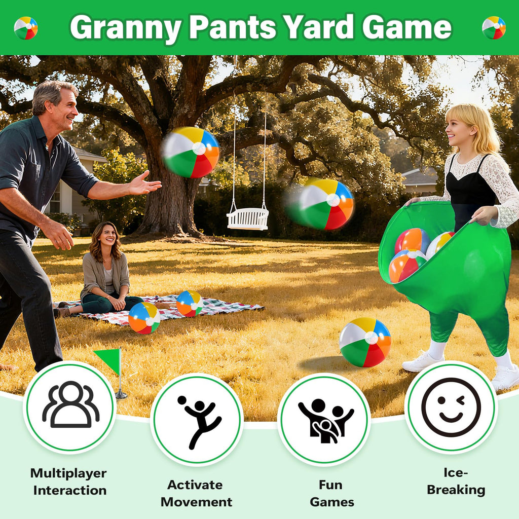 EFCRBS Granny Pants Yard Game for Kids(31.5 in *24 in), Outdoor Game(Small)