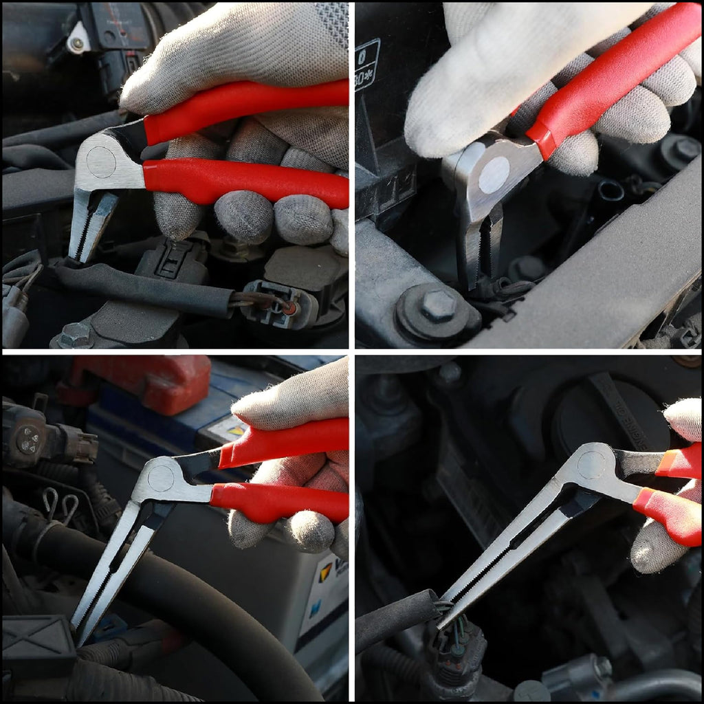 EZRED KWP2 Kiwi Bent Head Needle-Nose Pliers, Set of 2