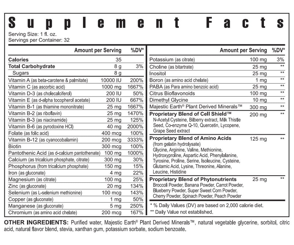 Youngevity Ultra Body Toddy™ - 100+ Nutrient Mega Multi-Vitamin Mineral Supplement for Men and Women - Enhanced Absorption - Phytonutrients - Amino Acids - 32 Fl Oz
