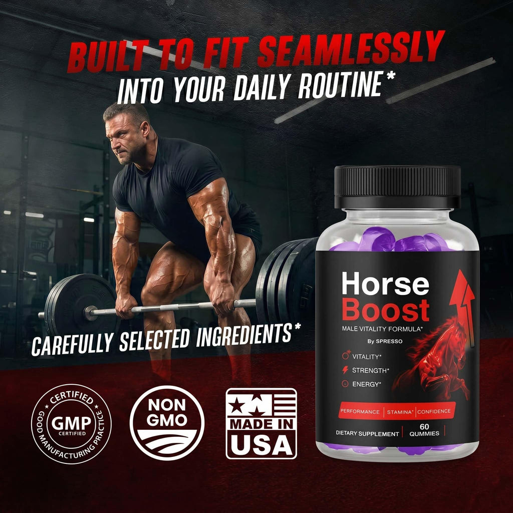 (1 Pack) Horse Boost Gummies - Official HorseBoost Supplement Gummys with Premium Ingredients, Advanced Formula Support for Overall Health & Wellness Reviews (60 Gummies)