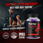 (1 Pack) Horse Boost Gummies - Official HorseBoost Supplement Gummys with Premium Ingredients, Advanced Formula Support for Overall Health & Wellness Reviews (60 Gummies)
