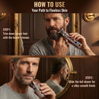 Ufree Electric Foil Shaver and Beard Trimmer Men, Electric Shavers Razor Hair Clippers for Mens Rechargeable Cordless, Mens Grooming Kit with 4 Guards, Close Shave, Gifts for Men