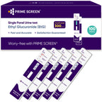 Prime Screen Alcohol ETG Urine Test 100 Pack - at Home Rapid Testing Dip Card Kit - 80 Hour Low Cut-Off 300 ng/mL - WETG-114