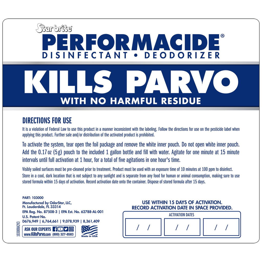 STAR BRITE Performacide Ready to Use Solution - Disinfectant