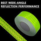 SWRT Reflective Tape 2 Inch x 30 Feet DOT-C2 Shining Star Fade Resistant Green Reflective Outdoor Waterproof Strong Adhesive Safety Warning Reflector Conspicuity Tape for Trailer Trucks Bike