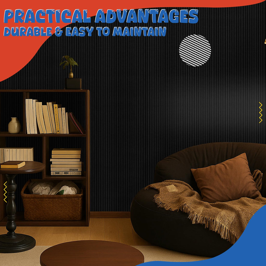 10 Pack Acoustic Panels,47.2”x23.6“x0.4” Acoustic Wall Panels,Large Soundproof Panels,Self-Adhesive Sound proof Panels for Walls,Acoustic Treatment for Recording Studio&Office,Black