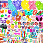 1000 Pcs Party Favors for Kids, Fidget Toys Bulk, Treasure Box Toys for Classroom Prizes, Goodie Bag Stuffers Pinata Fillers, Carnival Birthday Stocking Stuffers for Boys Girls, Prize Box Toy for Kids