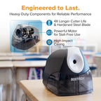 Bostitch Electric Pencil Sharpener for Classroom and Desk, Black