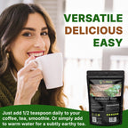 Go Nutra Dandelion Root Powder for Tea, Coffee & Beverages | Concentrated 10:1 Dandelion Root Extract Powder, Caffeine Free | No Added Ingredients | Non-GMO, Vegan | 16 oz (1 lb)