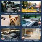 KOLENDA Handheld Cordless Lightweight Powerful Car Dryer Air Blower with 1800G & 335MPH Powerful, Air Duster Electric Leaf Blower Cleaning Dryer Turbo for Patio Cleaning, Lawn Care and Car Drying