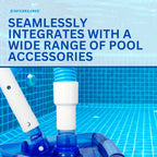 SWIMLINE HYDROTOOLS Standard Swimming Pool Vacuum Hose 1.25" X 18' For Inground Pools - Compatible With Vacuum Heads, Skimmers, Filter Pump Inlets, Above Ground Pools And Other Pool Accessories