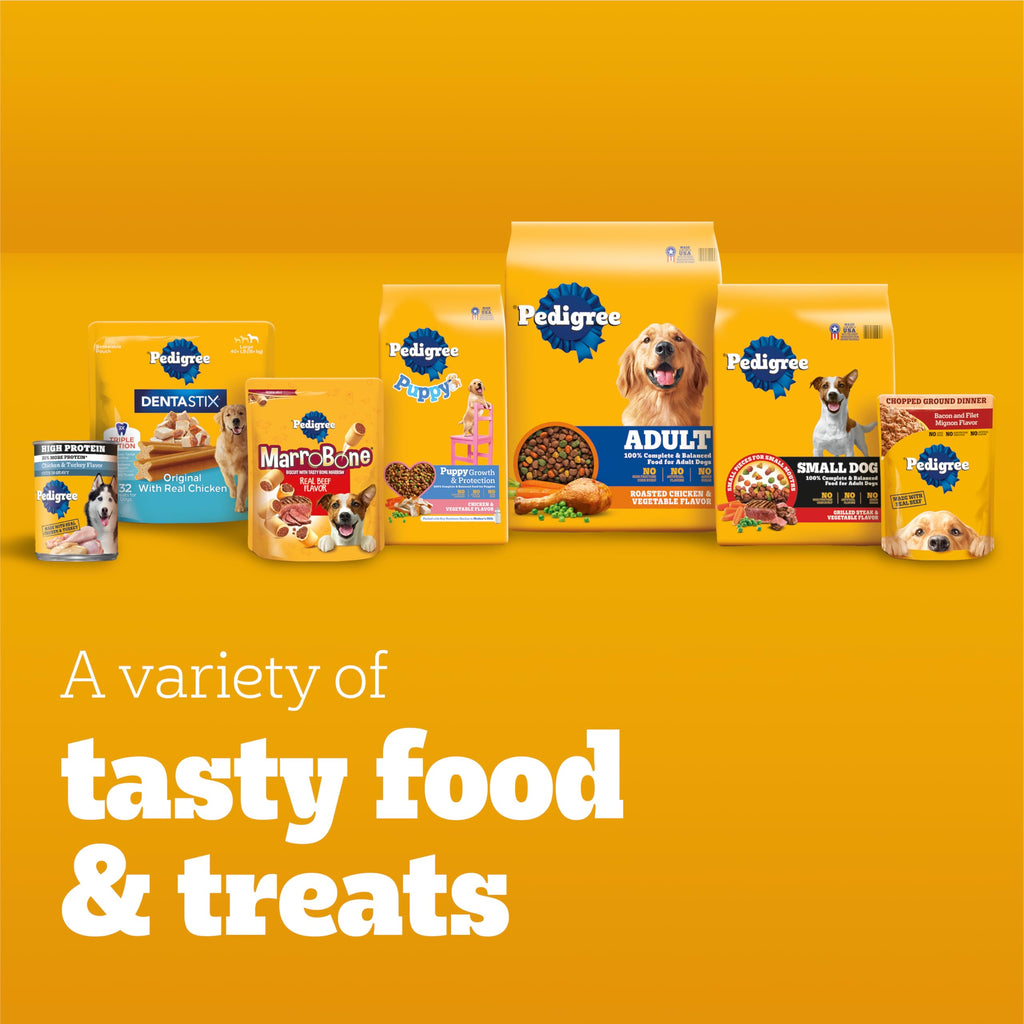 Pedigree Choice Cuts Wet Dog Food Pouch, Protein Variety, 3.5 oz, 18 Count