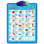 Just Smarty Interactive Alphabet Wall Chart | Talking ABCs & 123s Music Poster with Interactive Light | Toddler Alphabet Learning | Best Educational Gift for Boys & Girls Ages 2 3 4 5 | Letter Sounds
