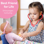 Adora Sweet Baby - 11” Soft & Cuddly Baby Doll, Realistic Features, Gentle Scent, Machine Washable, Lightweight & Easy to Hold | Adorable Playmate (Baby Girl)