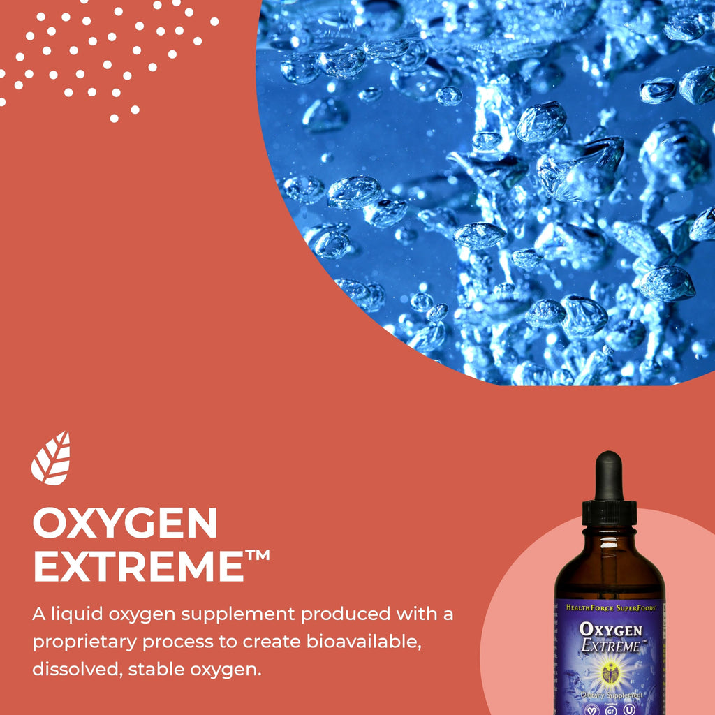 HealthForce SuperFoods Oxygen Extreme - Liquid - 4 Fl Oz Liquid Dropper