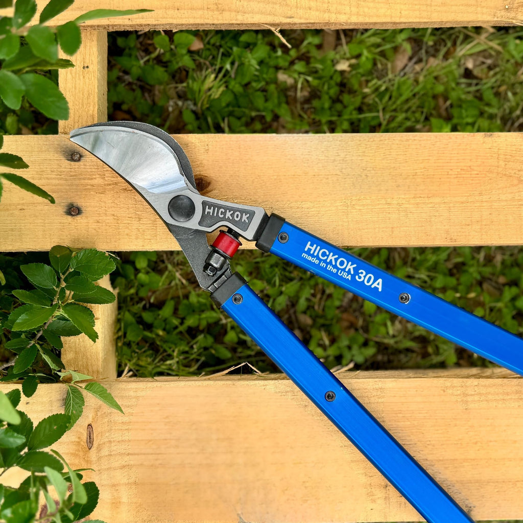 Hickok Heavy Duty Loppers for Tree Trimming – 30" Branch Cutter & Pruning Shears with Long Handle | Lightweight Aluminum Tree Trimmer | Professional-Grade Pruner Made in USA