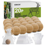 20 Pack Deer Repellent, Rabbit Repellent, Deer Deterrent, Powerful Deer Repellent Outdoor for Plants, Rabbit Repellant for Garden, Deers Repellent for Outdoor Tree Yard, Safe for Deer and Plants