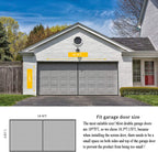 LIAMST Garage Door Screen for 18x7FT ，2 Car Garage Doors- Reinforced Fiberglass Door Screen,Stronger High Energy Magnets ， Magnetic Screen Door…