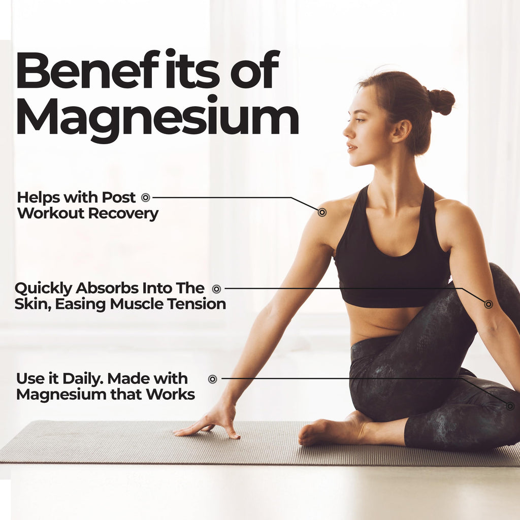 Pure Magnesium Oil Spray 8oz (Single) – USP Grade – Topical for Feet, Body, Muscles, Leg Cramps & Sleep – Extra Strength, Less Sting – 100% Organic & Natural — Made in USA