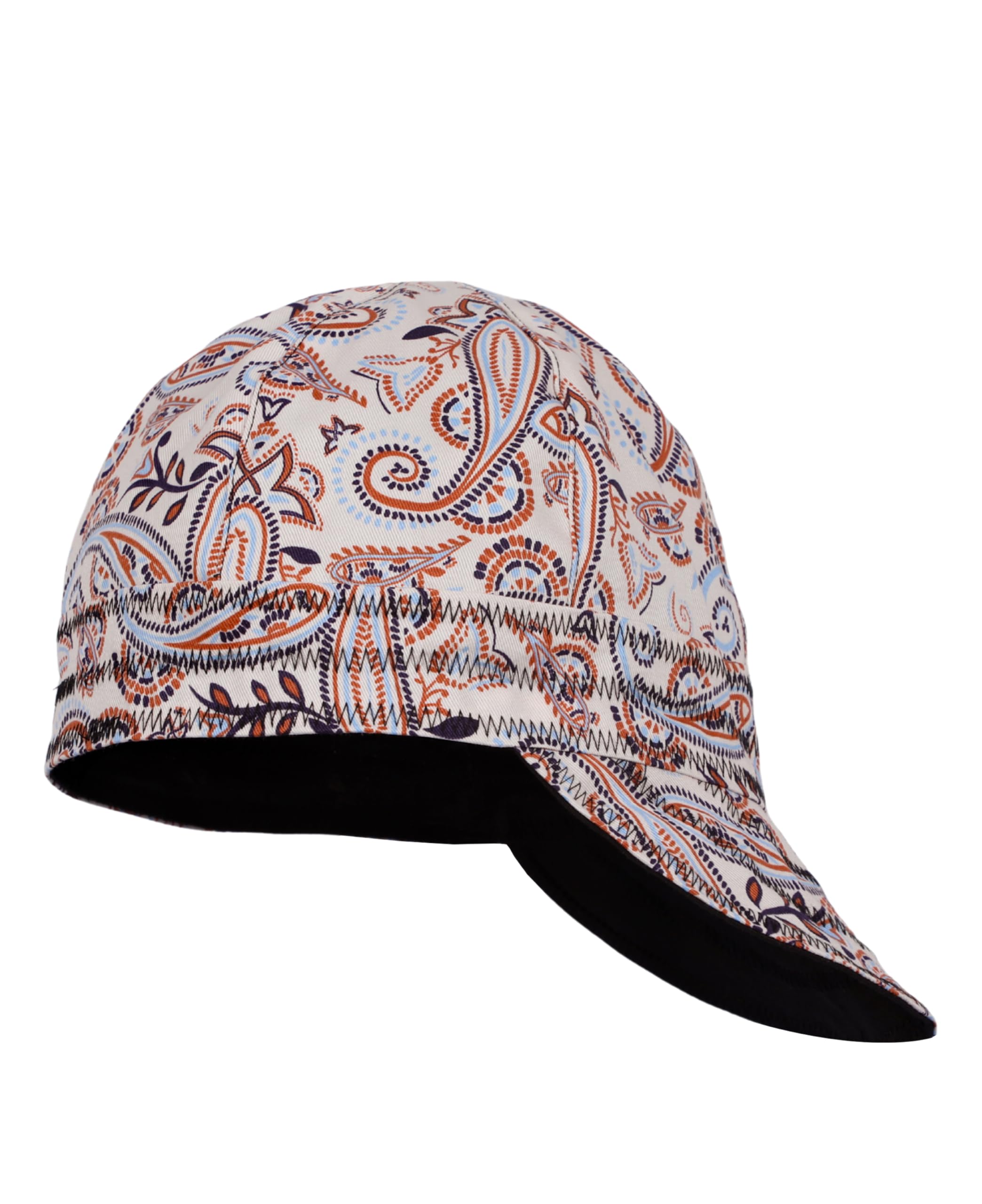BOCOMAL Welding Cap CAT2 Flame Resistant Midweight 6 Pannel Welder Hats 7 5/8