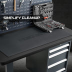 ONREVA Workbench Mat 24X72 Inches, EVA Work Mat, Protect Your Work Bench Top, Heavy Duty Pad for Tool Box Top, Table, Tool Station, Rolling Cabinet Cart Cover Liner Matt, 72"X24" 5mm Thick