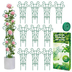 10 Pack Indoor Plant Trellis for Potted Plants, Stackable Garden Trellis for Climbing Plants Outdoor, Small Trellis for Houseplants Rose Hoya Pothos Plant Climber Support