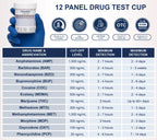 Identify Diagnostics 12 Panel Urine Drug Test Cup Kit - 5 Pack
