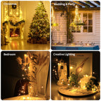 innolife LED Fairy String Lights Battery Operated Timer with Remote Control