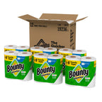 Bounty Quick-Size Paper Towels, White, 12 Family Triple = 40 Regular Rolls
