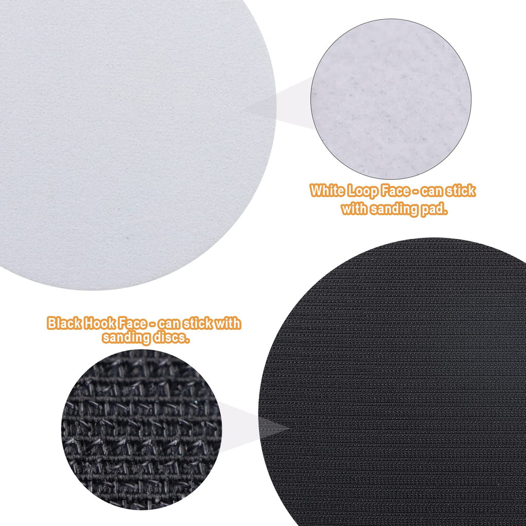 SIJDIEE 3 Pack Interface Pads, 6 Inch Hook and Loop Soft Density Sponge Cushion Buffer Backing Pad, Foam Sanding Interface Pads for Orbital Sander Automotive Woodworking Polishing