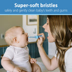 Dr. Brown's Infant-to-Toddler Toothbrush Set, 1.4 Ounce, Blue