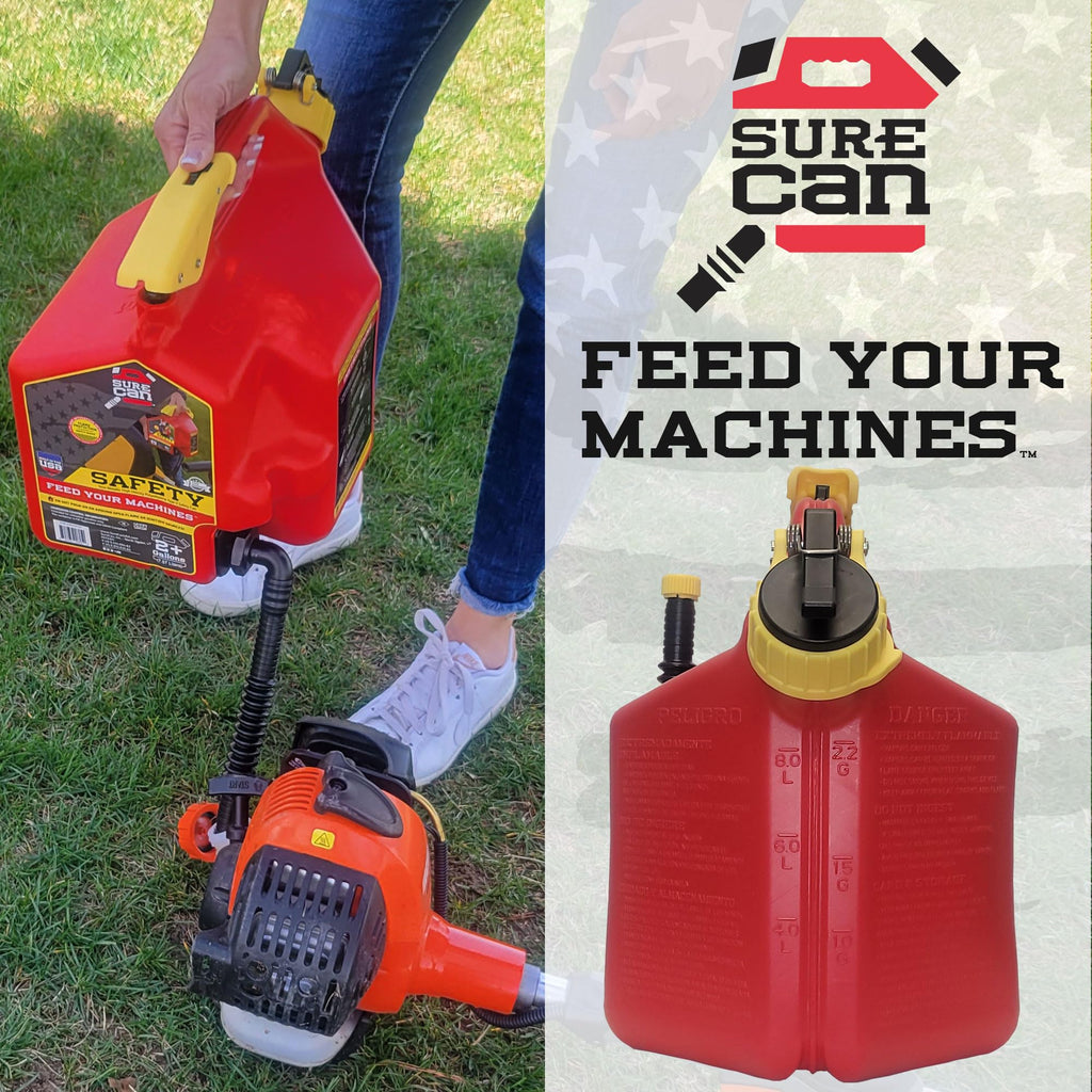 Surecan 2 Gallon Type-II Safety Container - (Red)