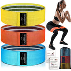 Resistance Bands, Exercise Workout Bands for Women and Men, Stretch Bands for Booty Legs, Pilates Flexbands