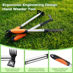 3 Pack Weed Remover Tool, Manual Weeders Set for Garden Cracks, Flower Bed
