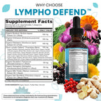 Organic Lymphatic Drainage Supplement | Lymphatic Support Drops | Burdock Root Echinacea Elderberry Dandelion Astragalus Milk Thistle Sea Moss Red Clover Cleanse Marigold Drop by Clean Nutra