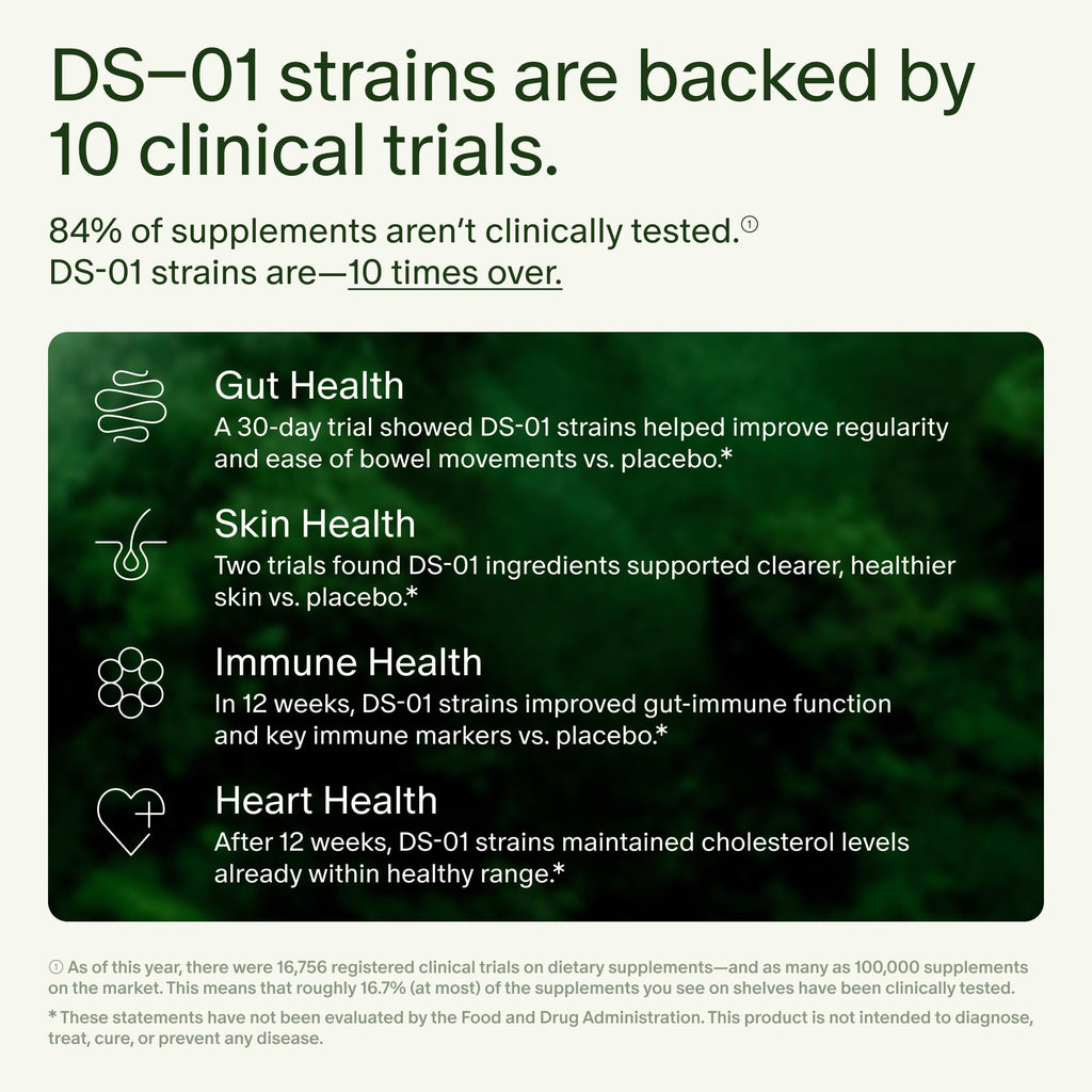 Seed DS-01 Daily Synbiotic - Prebiotic and Probiotic for Women & Men - Digestive Health, Gut Health, Immune Support, Bloating & Constipation Relief - Vegan & Shelf-Stable - 60 Capsules (30-Day Supply)