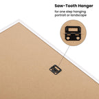 upsimples 16x24 Poster Frame, Easy Slide-In Assembly, White, 3 Pack