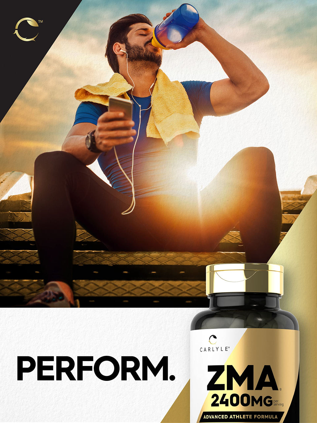 Carlyle ZMA Supplement for Men and Women | 90 Capsules