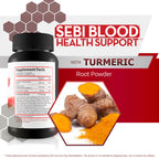 Sebi Blood Health Support - Blood Health Supplement - Blood Balance Blood Boost Formula - Inspired by Dr Sebi Blood Health - Help Improve Blood Flow & Reduce Oxidative Stress Naturally
