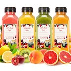 SUPERLELE 20pcs 16oz Juice Bottles, Plastic Juicing Bottles with Caps, Clear Drink Containers with Lids for Drinking, Smoothie and Other Beverages