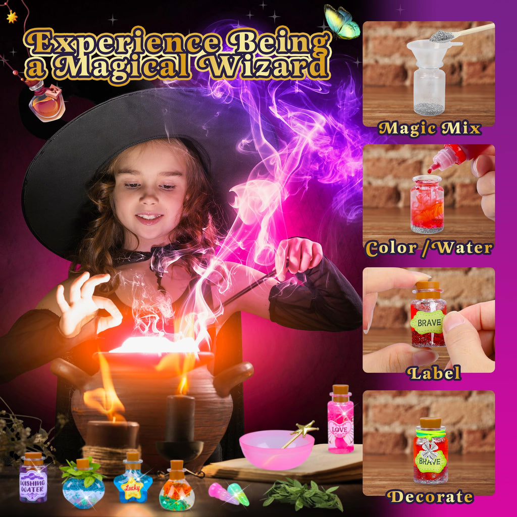 Fairy Magic Potions Kit for Kids with Magical House, Potions Craft Age 6-10