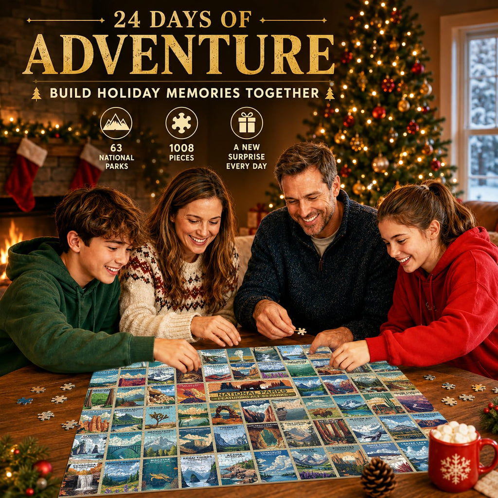 National Park Puzzle Advent Calendar 2026 Adults Teen