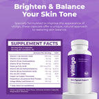 AURA VITAMINS - Vitiligo Capsules 60 Count | 1 Month | Improve Skin Pigmentation Support and Reduce White Spots | Effective Vitiligo Supplement | Natural Solution for White Spots on Skin. (1)