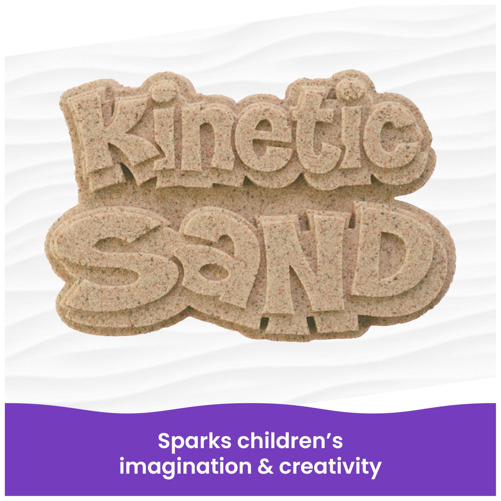 Kinetic Sand, 5.5lbs (2.5kg) Natural Brown Play Sand, Bulk Box for Arts and Crafts, Sandbox (Packaging May Vary), Moldable Sensory Toys, Ages 3 and up