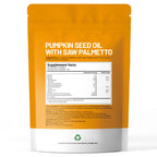 VivoNu Pumpkin Seed Oil with Saw Palmetto Capsules | Cold Pressed, Pure Virgin Oil, Essential Fatty Acids & Phytosterols | 300 SoftgelsSupports Hair, Urinary, Bladder & Prostate Health | Non-GMO