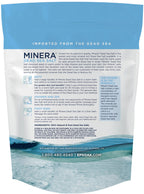 Minera Fine Grain Dead Sea Salt for Bath & Foot Soaks – 5 lbs, Fast-Dissolving, 100% Pure and Natural, Unscented, Skin-Softening Sea Salt