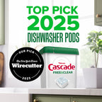 Cascade Free & Clear Dishwasher Pods, Dishwasher Detergent, Dish Detergent Soap, Unscented, 47ct